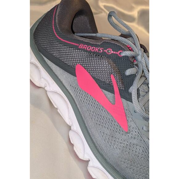 Brooks Anthem Womens Running Shoes Sneakers 1202571B051 Gray Pink Size 11 B - Picture 3 of 10